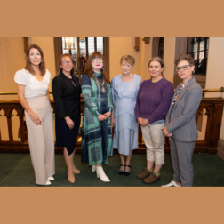 Six women standing