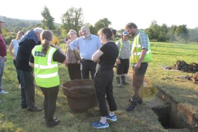 Excavation of Boho famine road