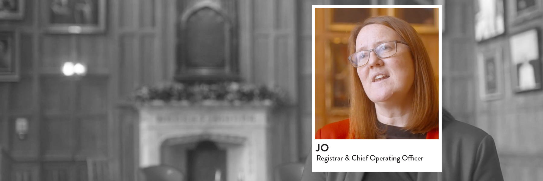 Registrar in The Great Hall