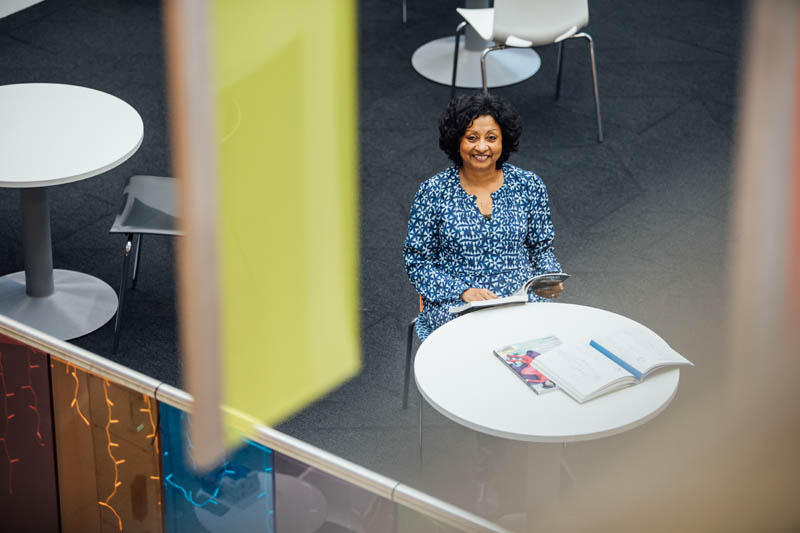 Image of staff member in Computer Science Building