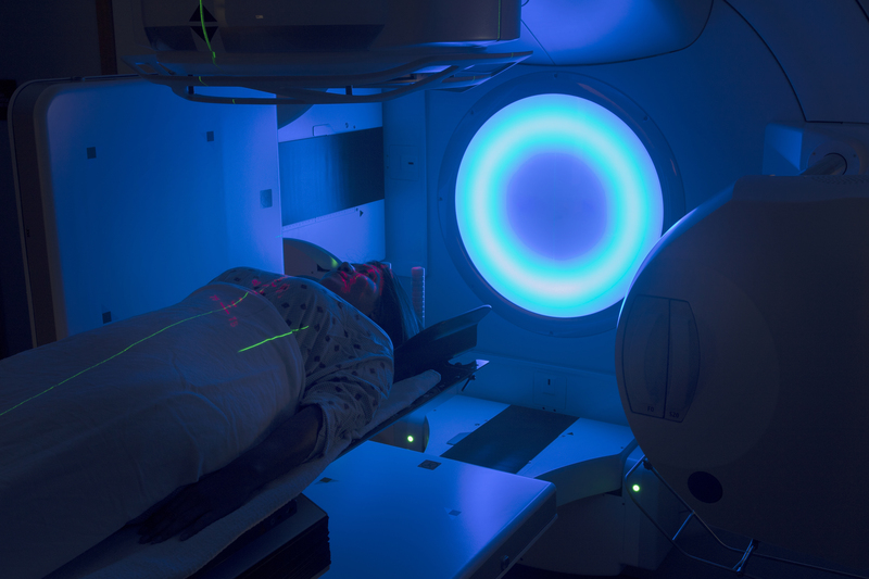 Patient undergoing scan