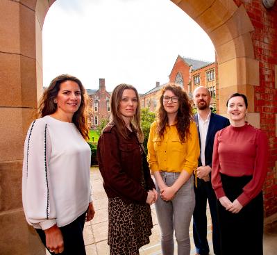 Professor Karen McCloskey and Dr Ian Overton with Guest Speakers