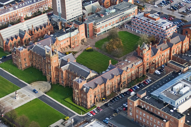 Aerial view off the Lanyon